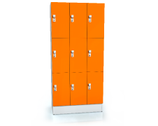 Premium lockers with nine lockable boxes ALFORT AD 1920 x 900 x 520